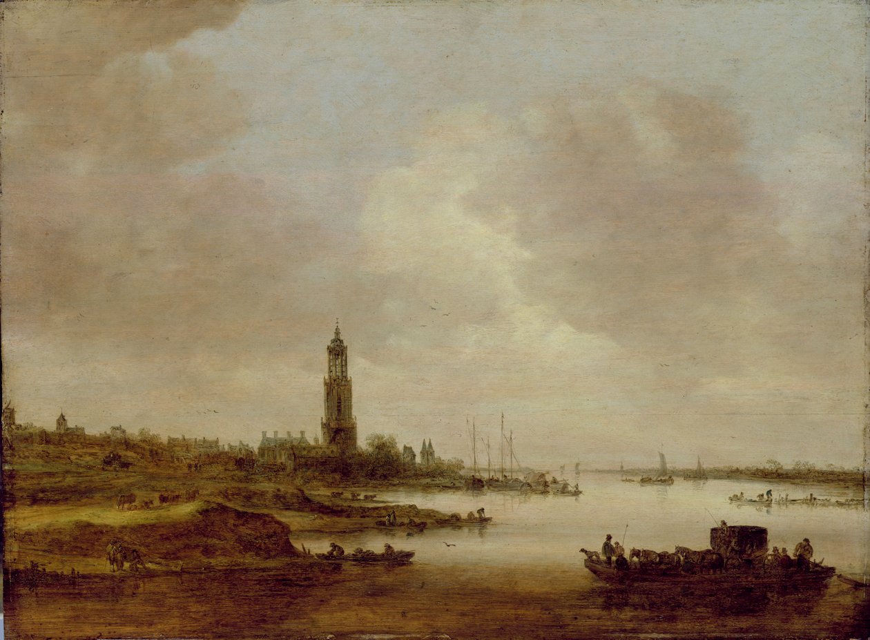 View from Rhenen by Jan Josephsz van Goyen