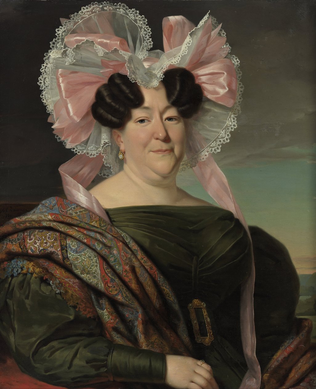 Portrait of a Lady by Jan Adam Janszoon Kruseman