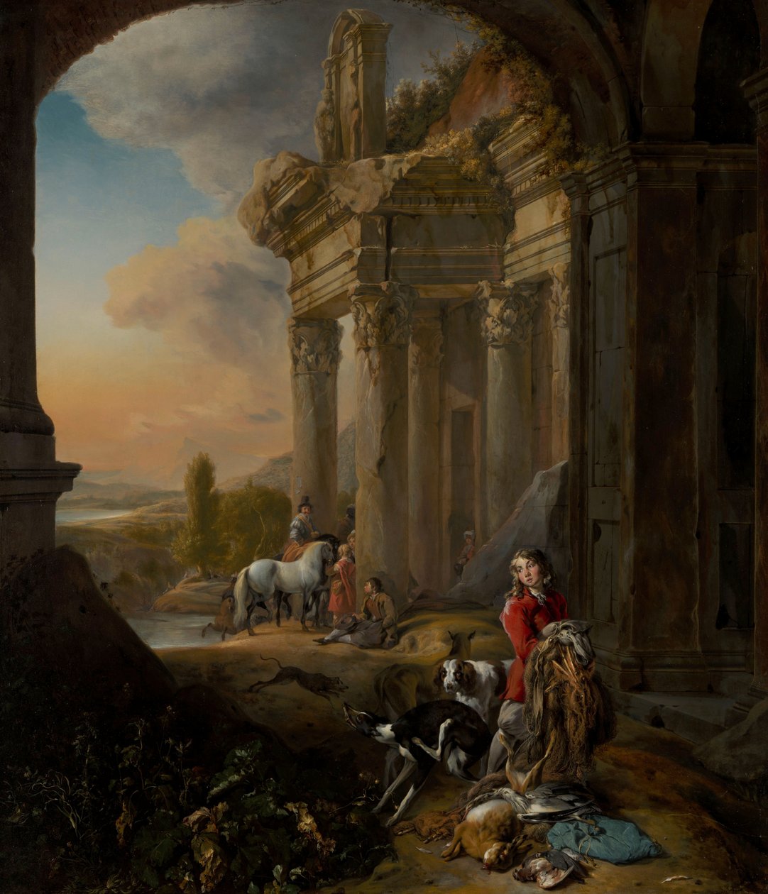 Return from the Hunt by Jan Baptist Weenix