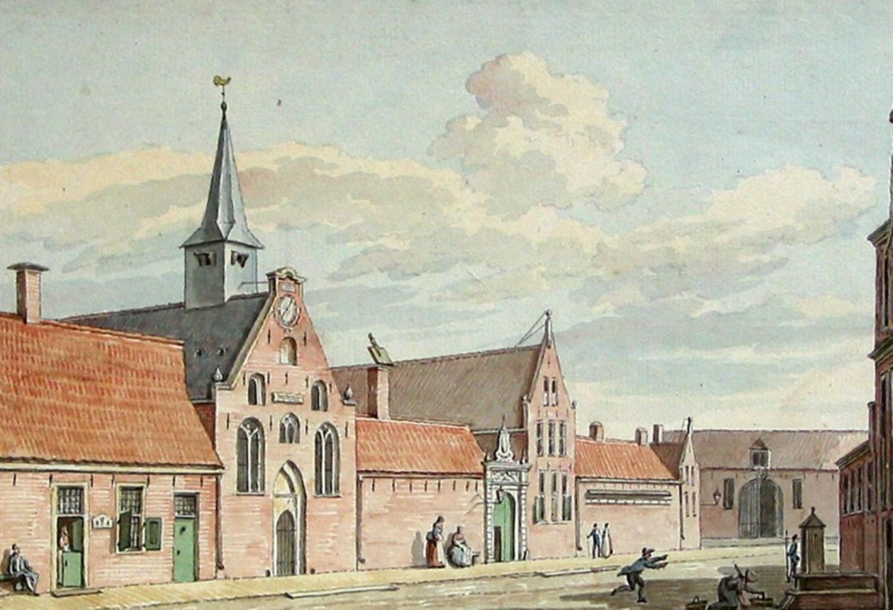 St. Geertruids- of Pepergasthuis by Jan Bulthuis