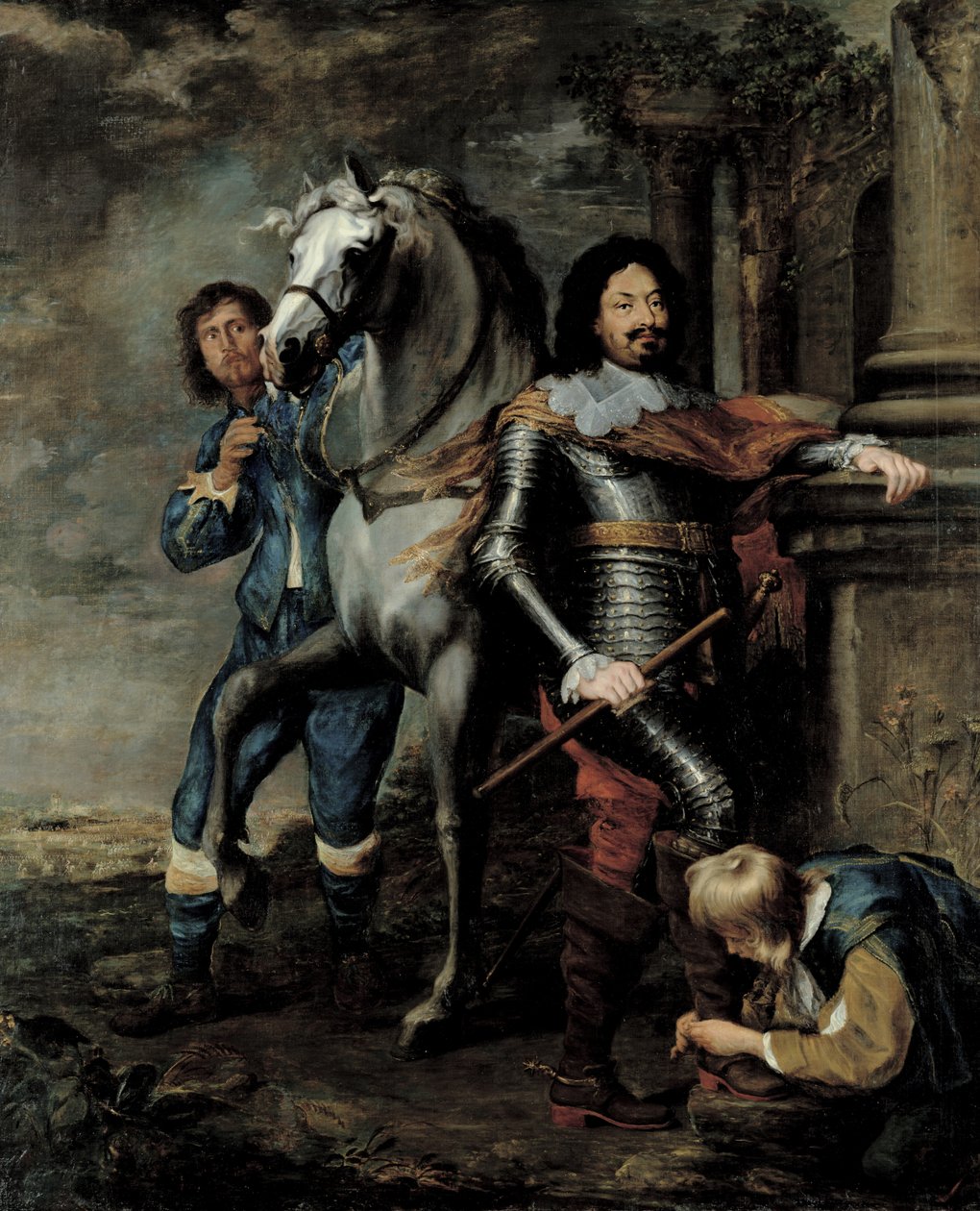 Portrait of General Ottavio Piccolomini, Duke of Amalfi by Gerrit van Honthorst