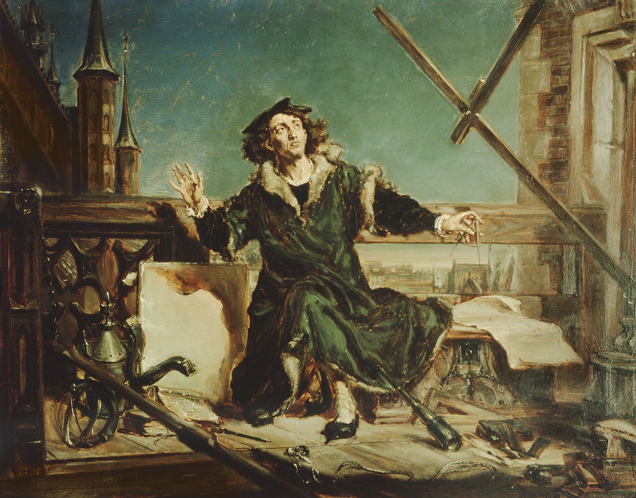 Copernicus in the Tower at Frombork by Jan Alojzy Matejko