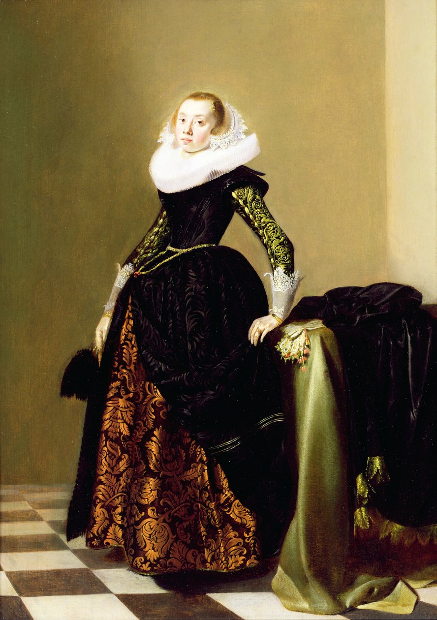 Portrait of a Lady by Jan Miense Molenaer