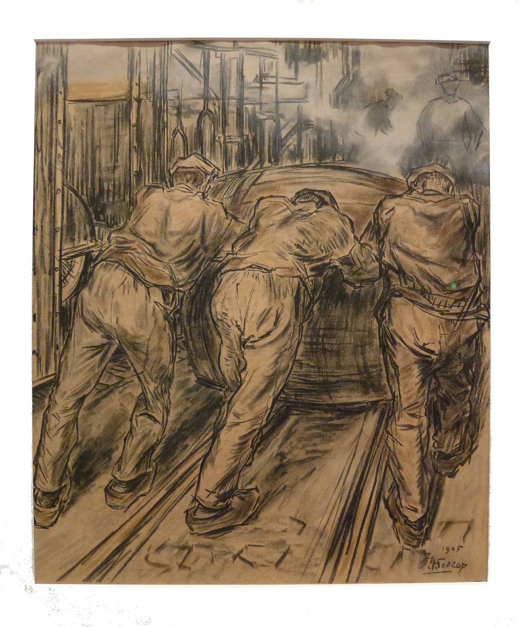 Transport of Raw Materials in the Candle Factory by Jan Toorop