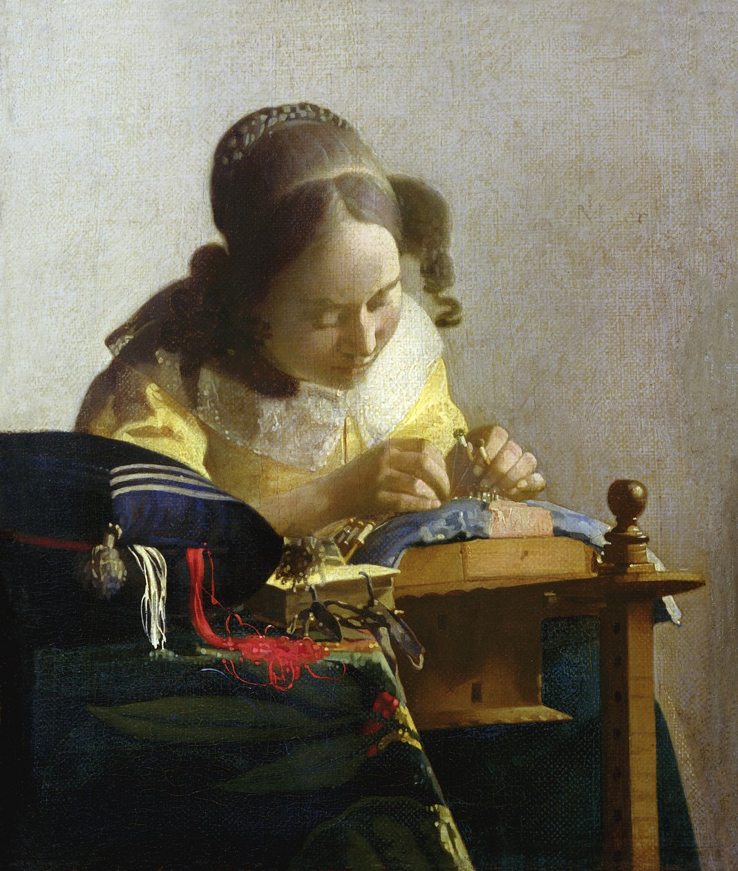 The Lacemaker by Jan Vermeer van Delft