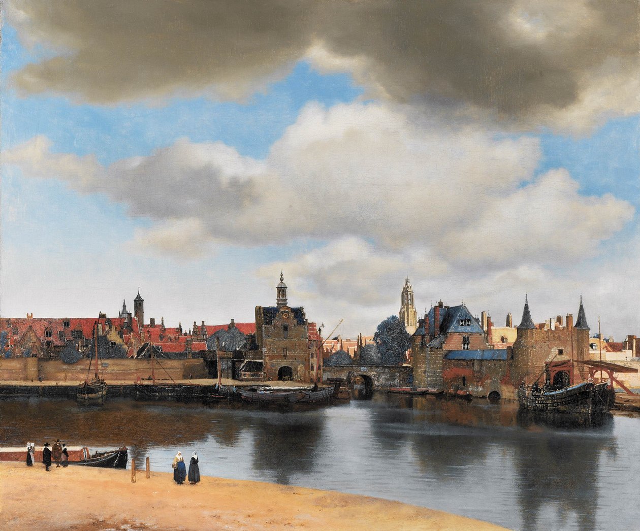 View on Delft by Jan Vermeer van Delft