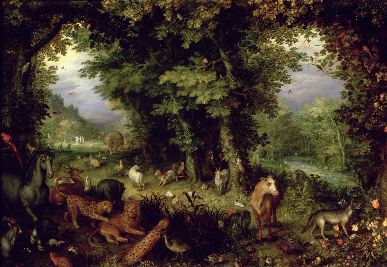 Earth or The Earthly Paradise by Jan the Elder Brueghel