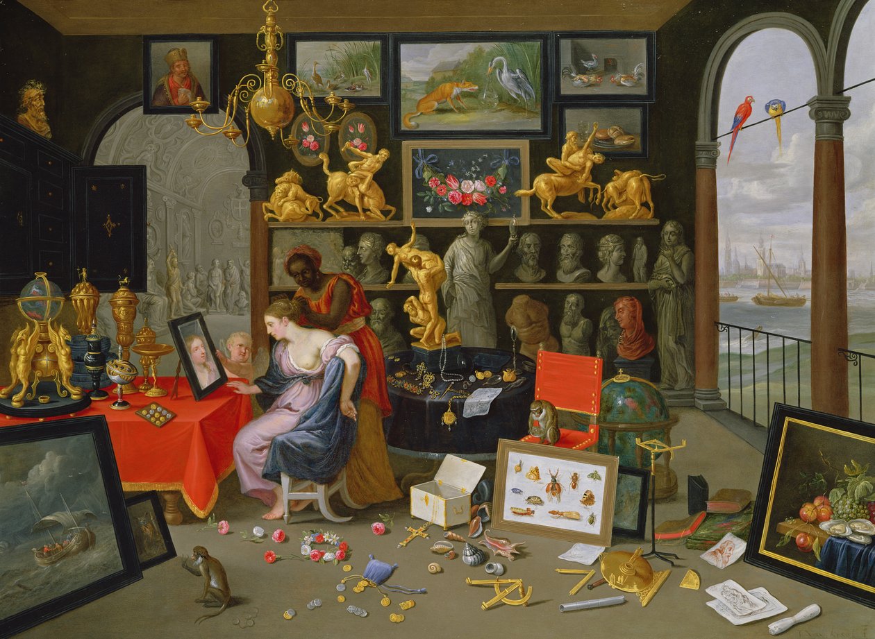 Venus at her Toilet by Jan van Kessel the Elder