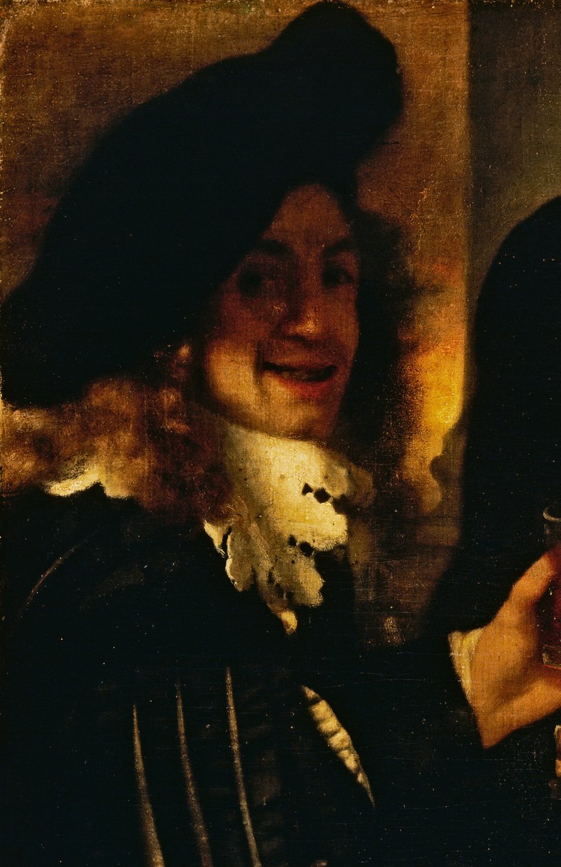 Musician (detail) by Johannes Vermeer