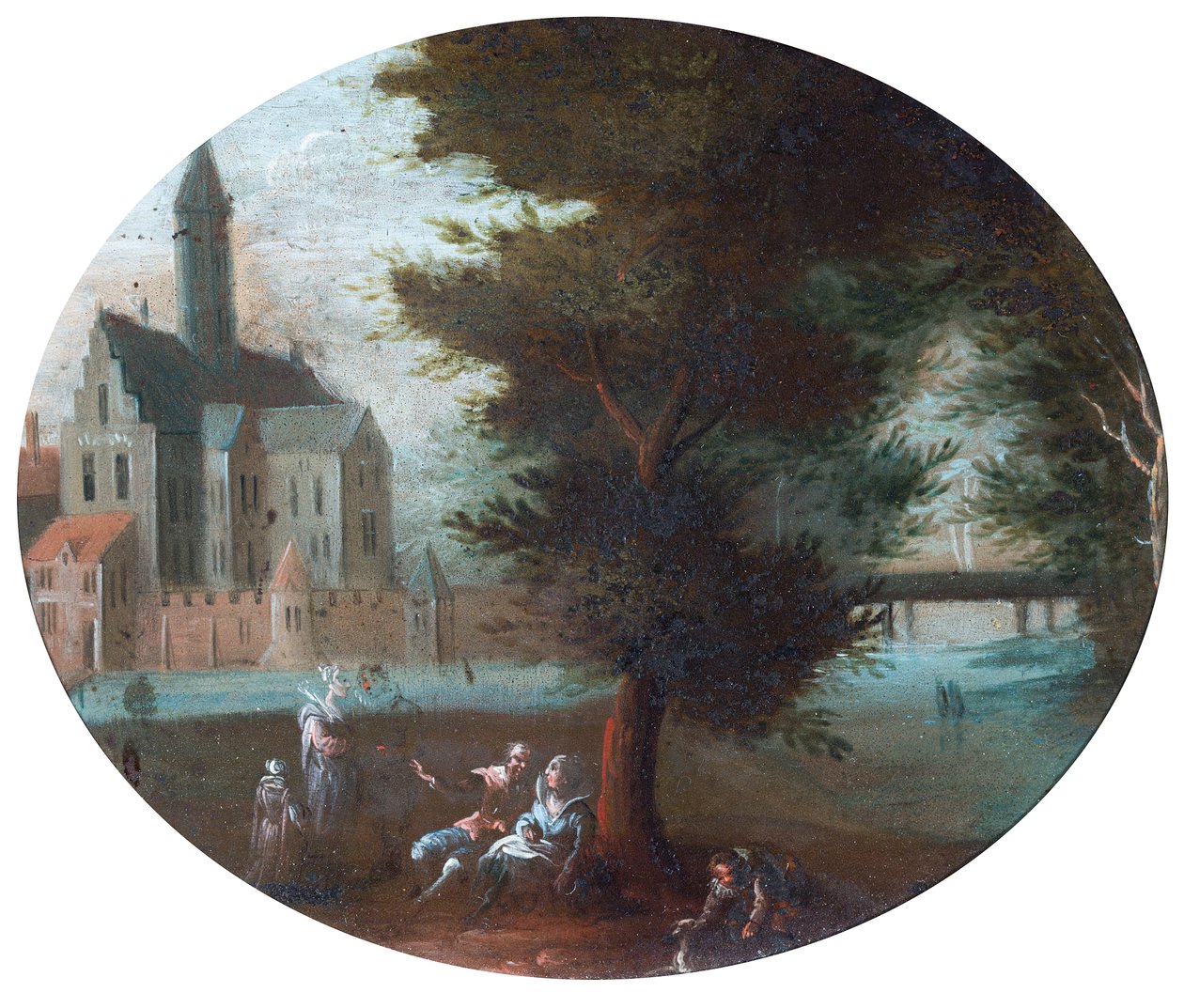 Scene in a park by Jan (follower of) Brueghel