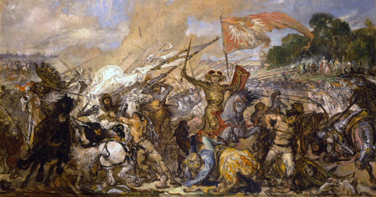 The Battle of Grunwald (Sketch) by Jan Alojzy Matejko