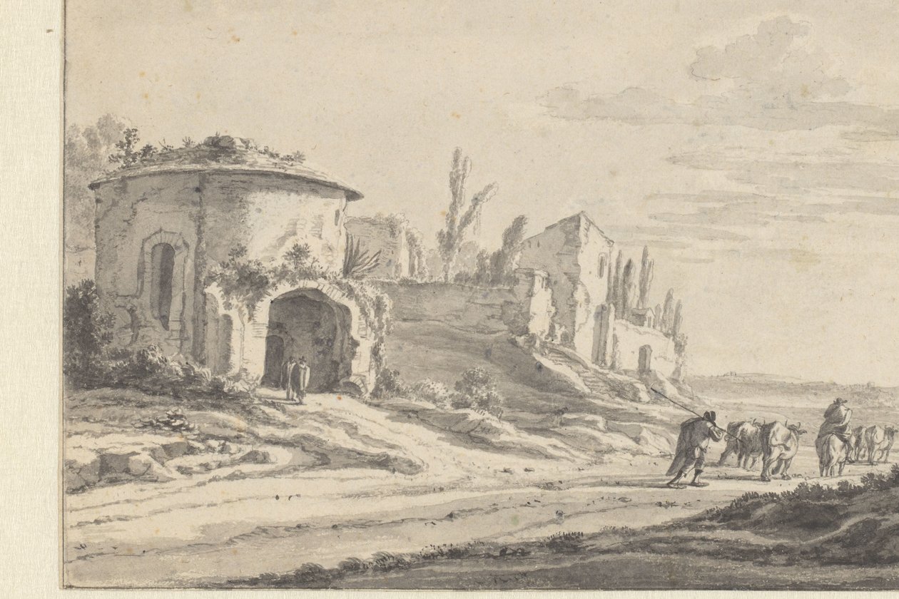 View of S. Teodoro in Rome by Jan Asselijn