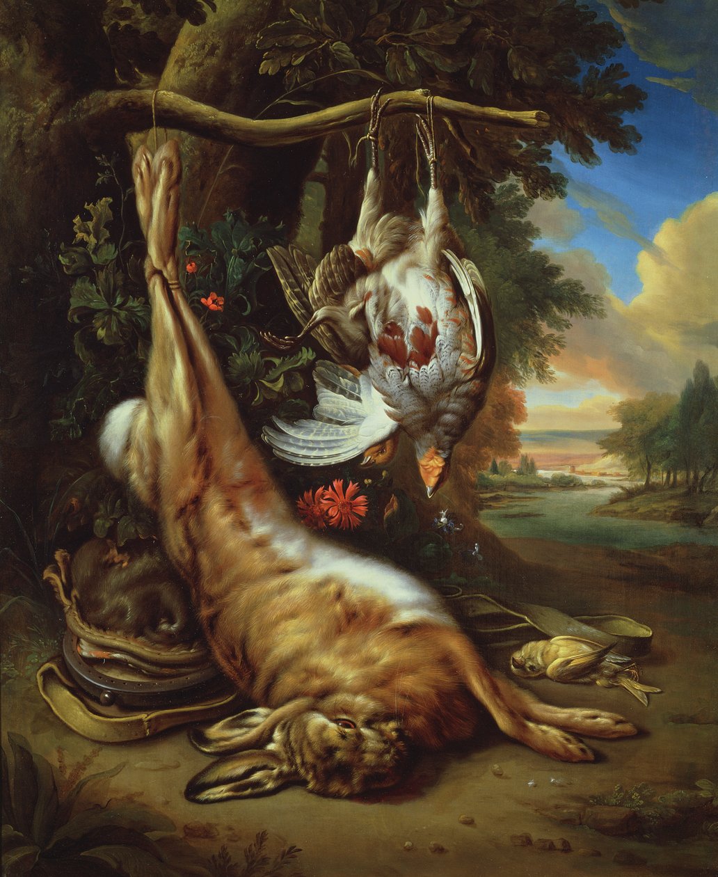 Still Life of Game by Jan Baptist Weenix