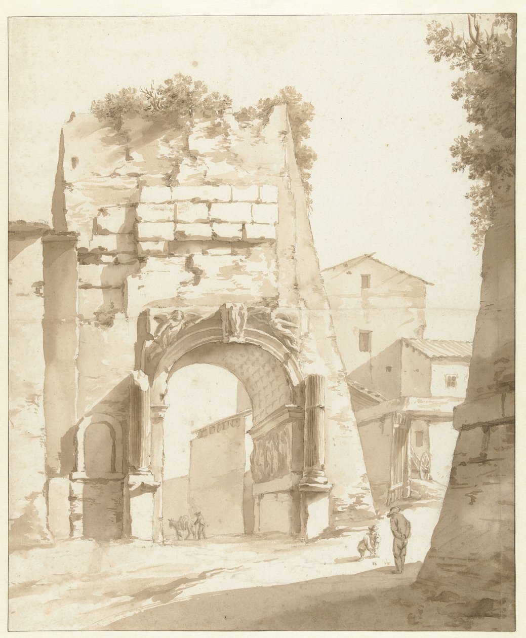 View of Rome by Jan Both