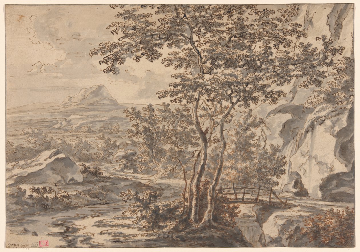 Italian Landscape with a Bridge by Jan Both