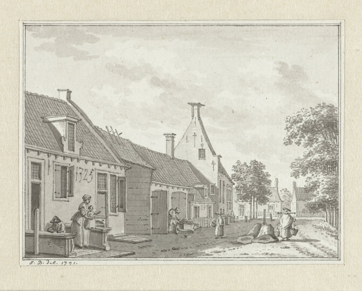 View of Biggekerke by Jan Bulthuis