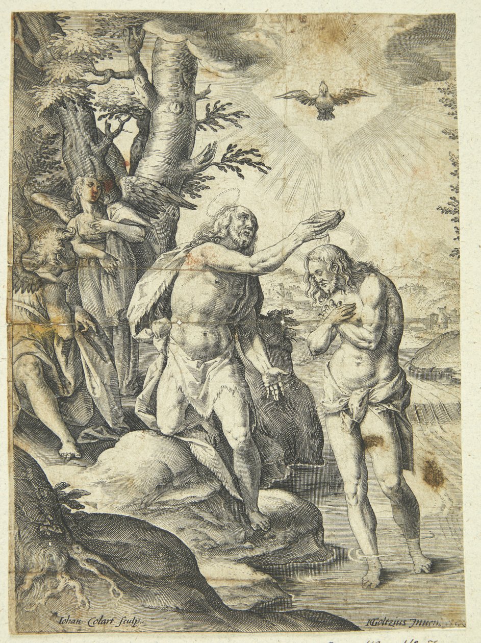 The Baptism of Christ by Jan Collaert II