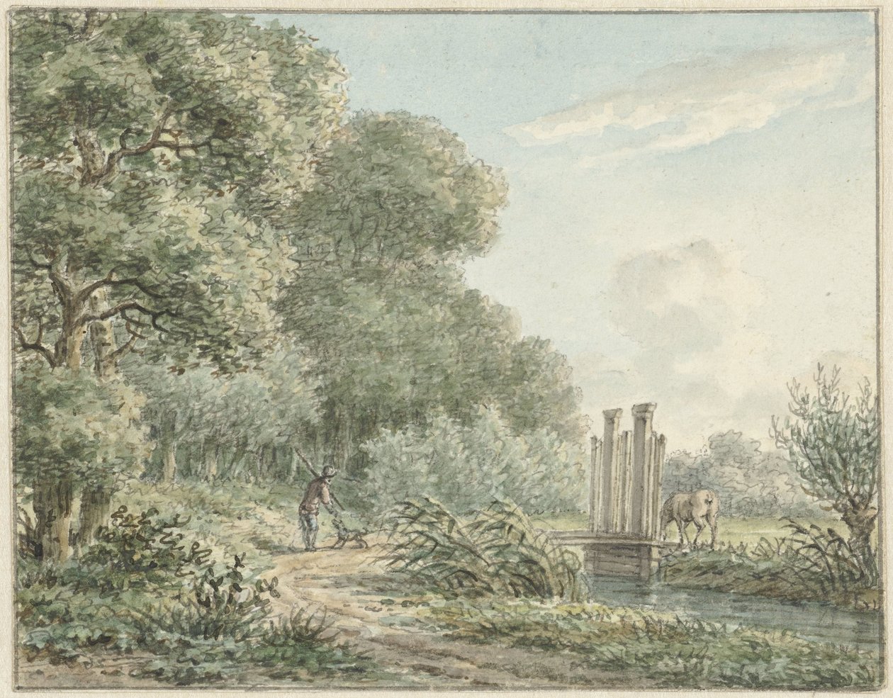 Walker on the Amstelveense Weg by Jan Evert Grave