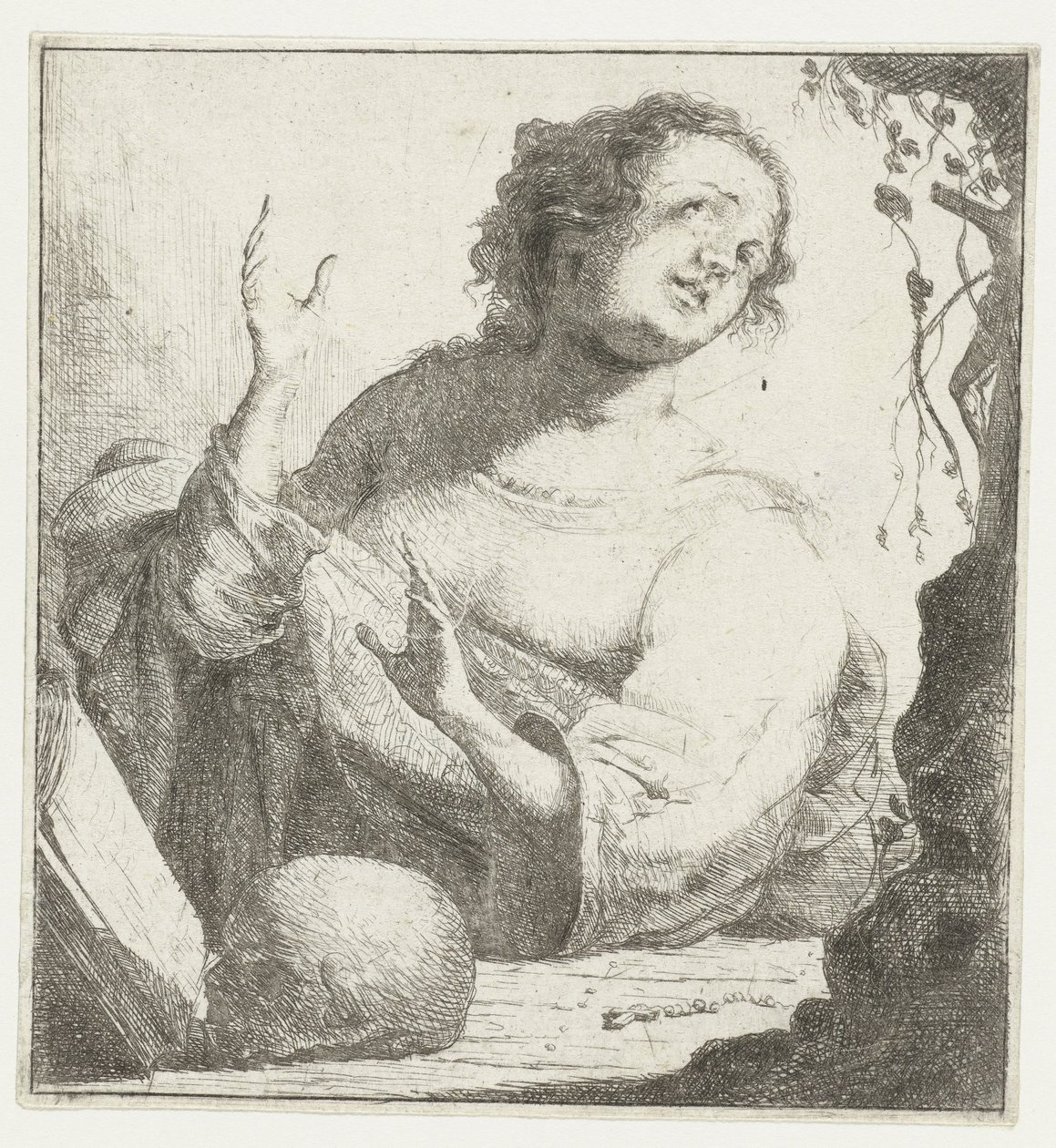 Penitent Mary Magdalene by Jan Gerritsz. van Bronckhorst (attributed to)