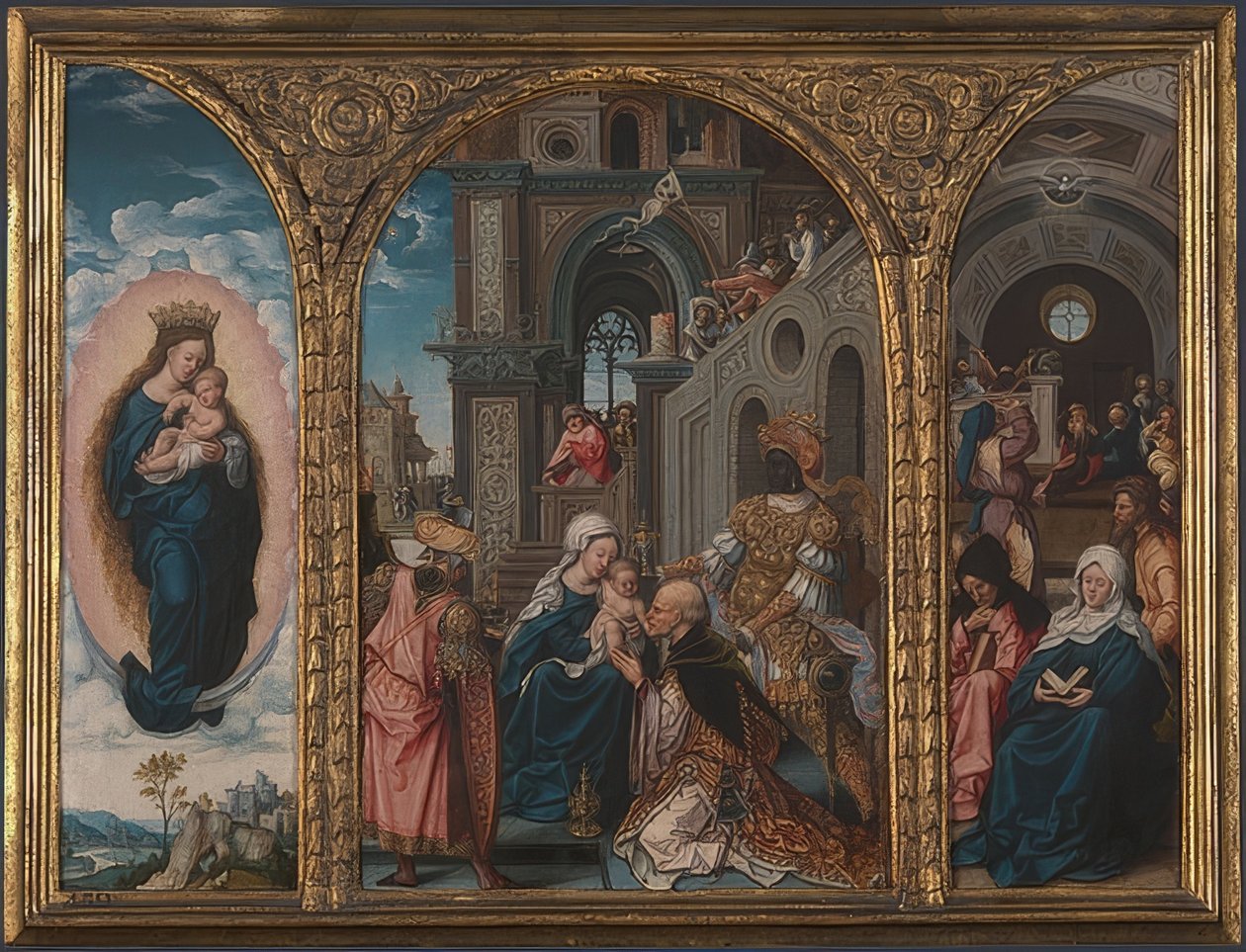 Adoration of the Magi by Jan Gossaert