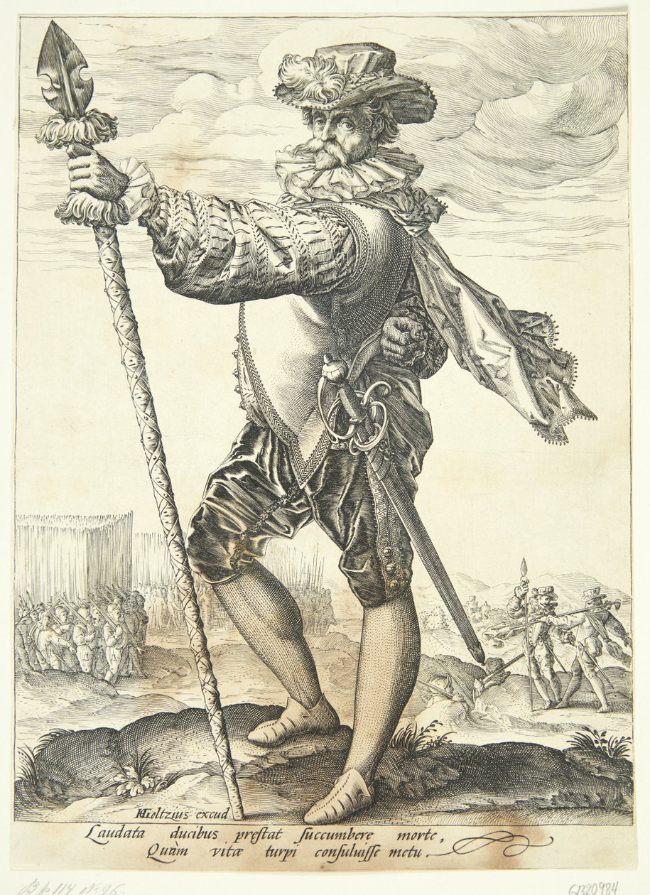 An Officer with a Lance by Jan Harmensz. Muller