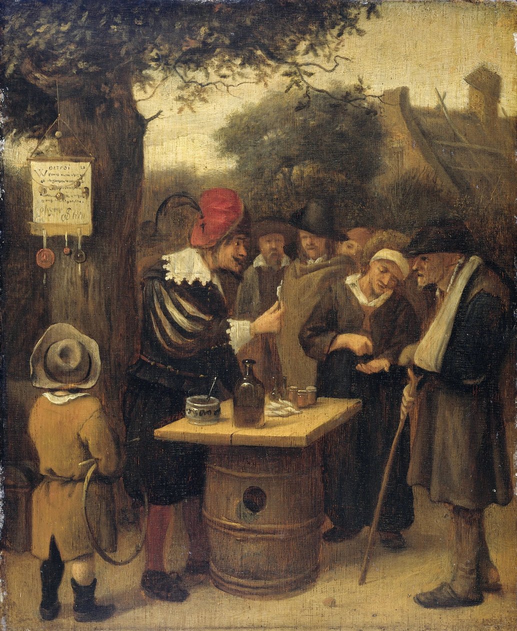 The Quack by Jan Havicksz. Steen (attributed to)