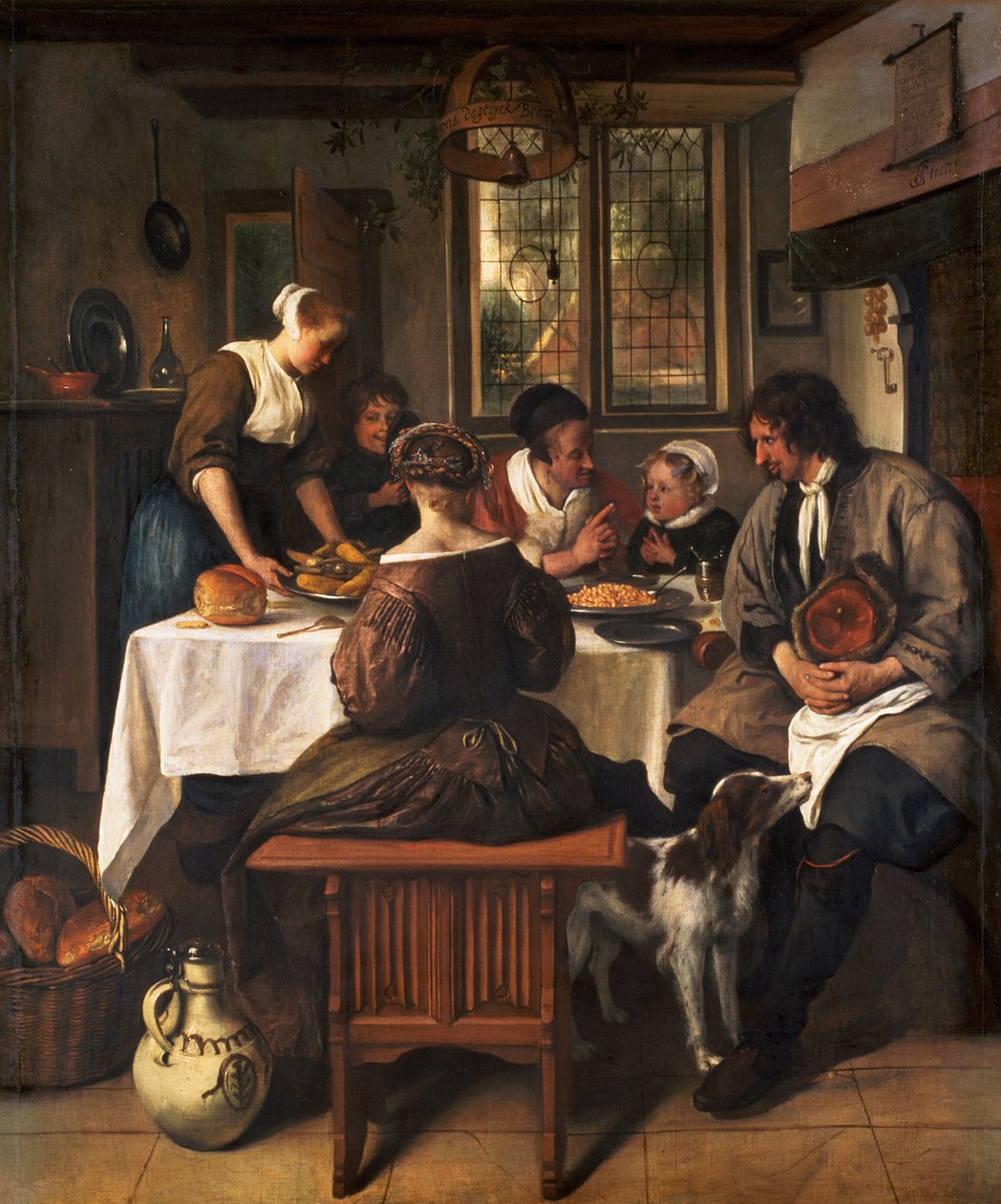 Grace before Meat by Jan Havickszoon Steen