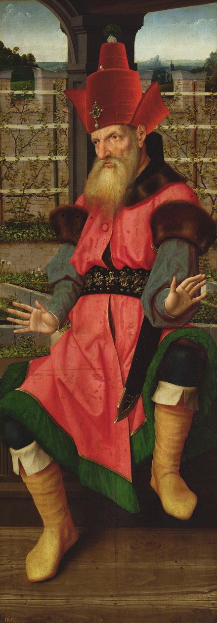 The Prophet Zachary by Jan II Provost
