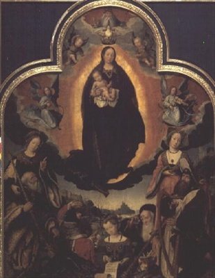 The Virgin Mary in Glory by Jan II Provost