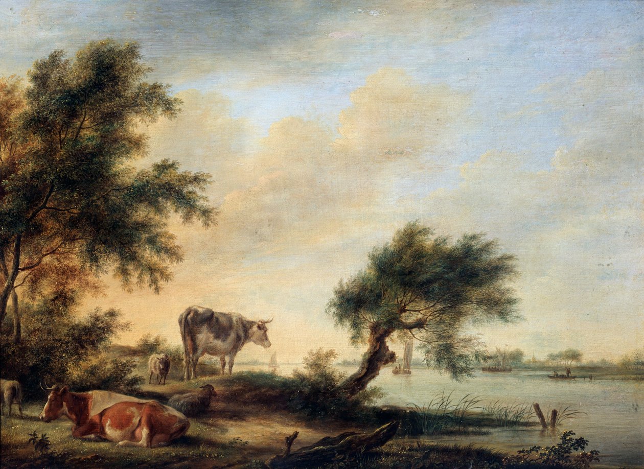 Landscape with a Herd by Jan Jansson
