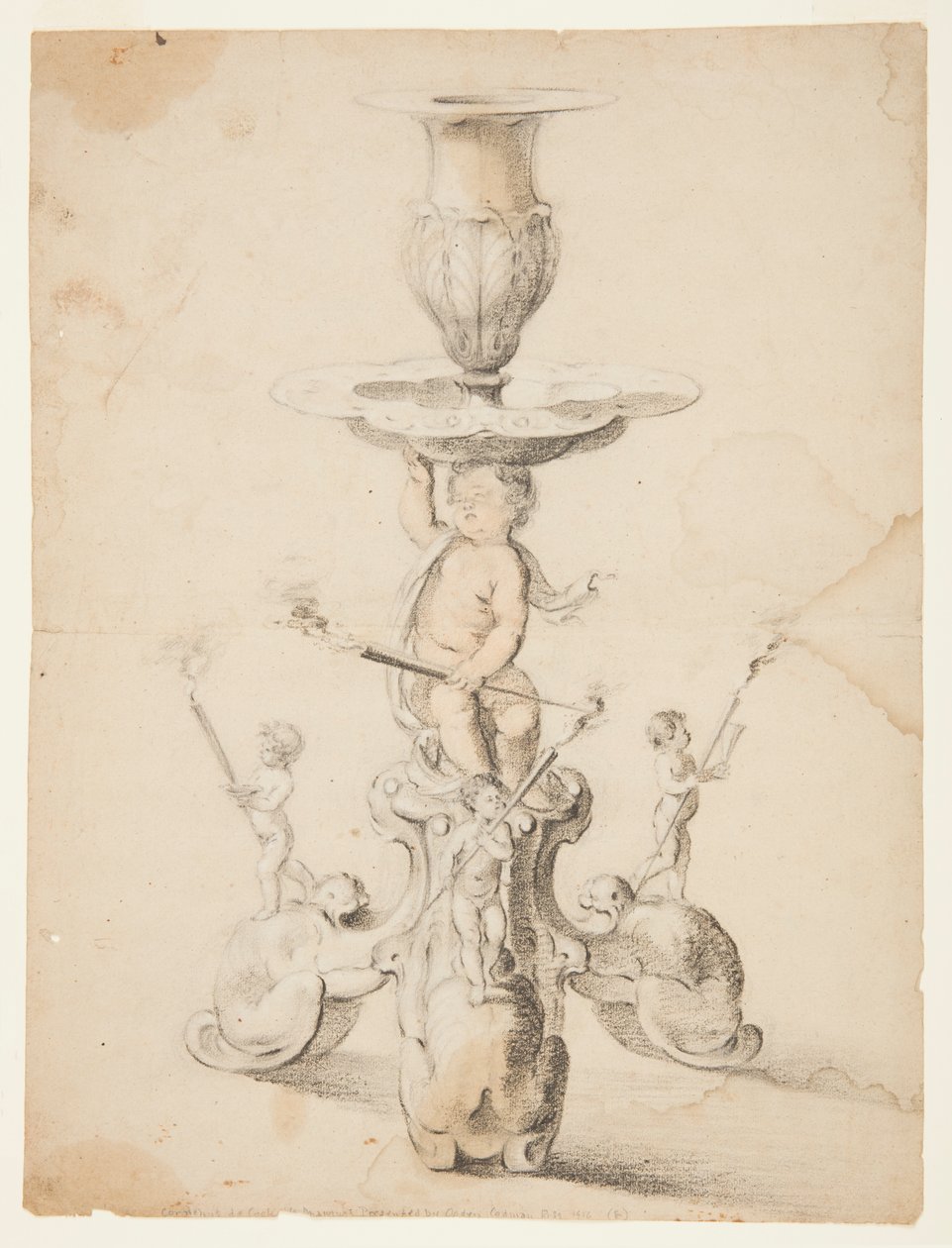 Design for a Candlestick by Jan Lutma