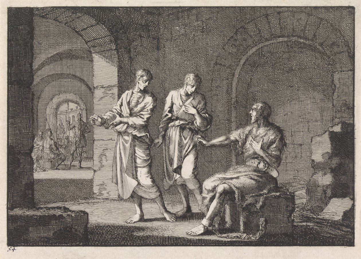 John the Baptist in Prison by Jan Luyken