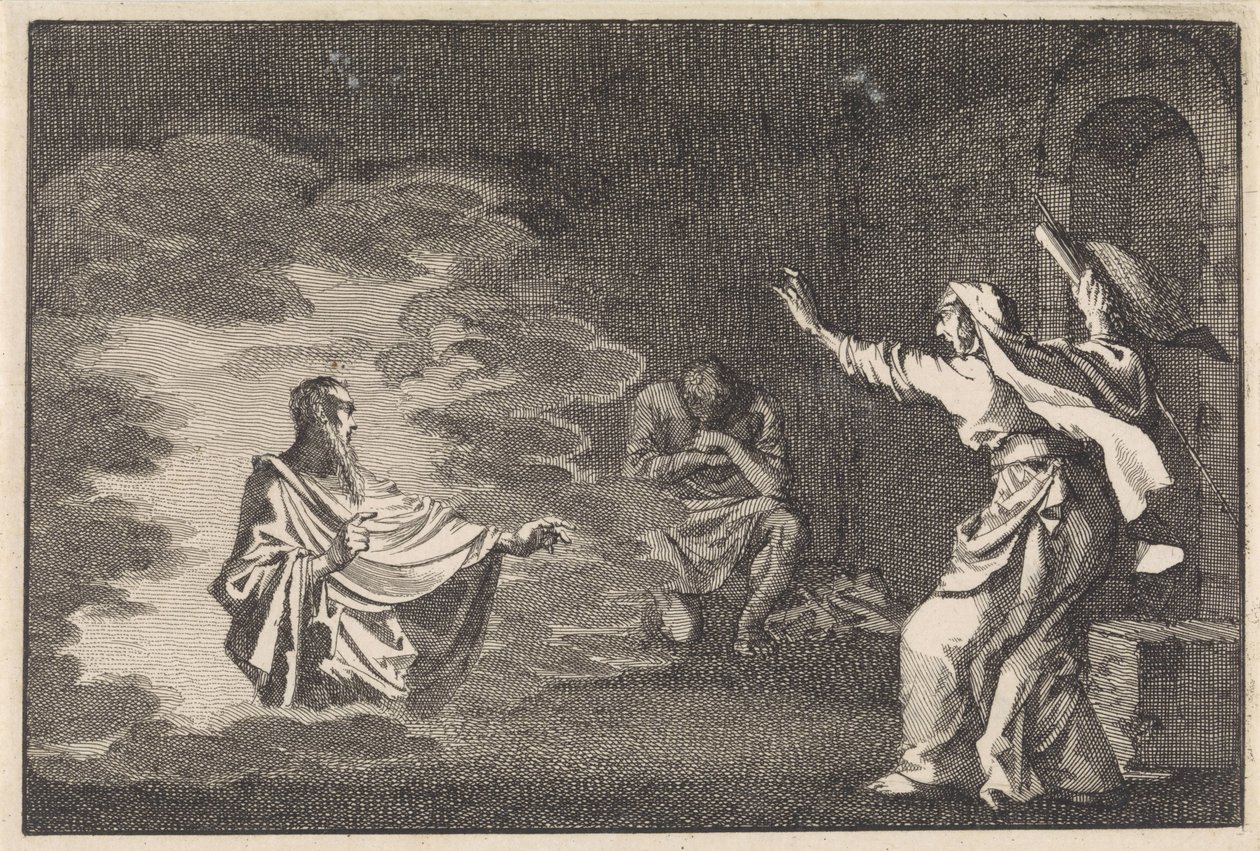 Saul with the Witch of Endor by Jan Luyken