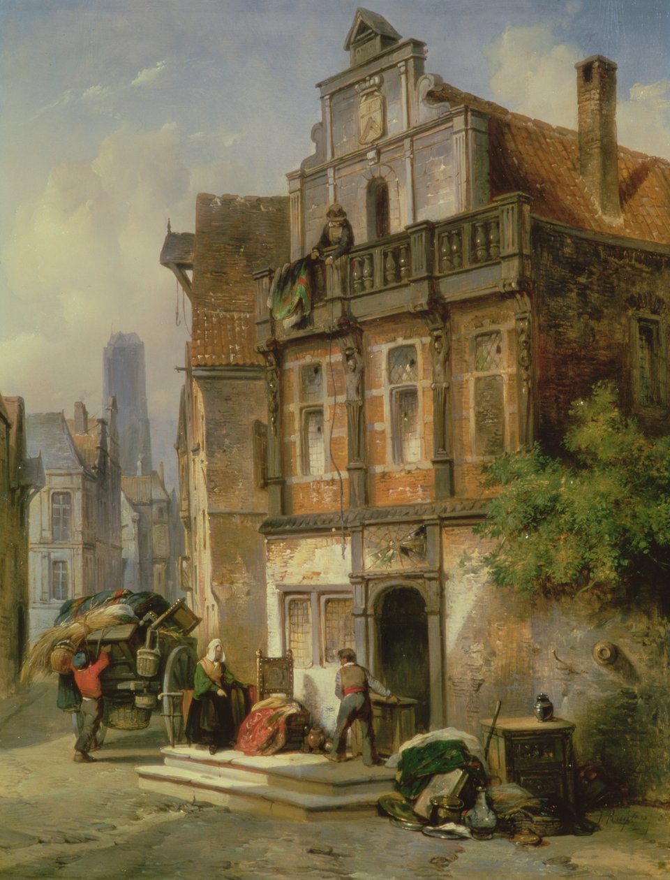 Moving In, 1837 by Jan Michiel Ruyten