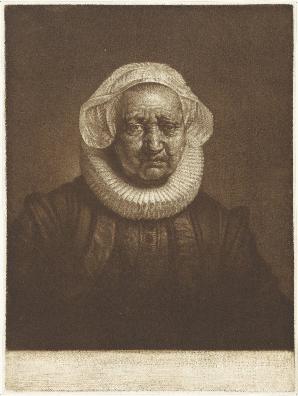 Portrait of Aechje Claesdr. by Jan Stolker