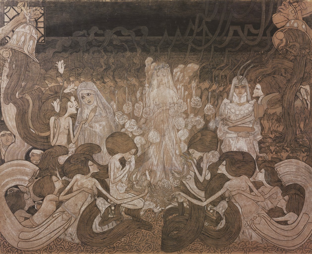 The Three Fiancés by Jan Toorop