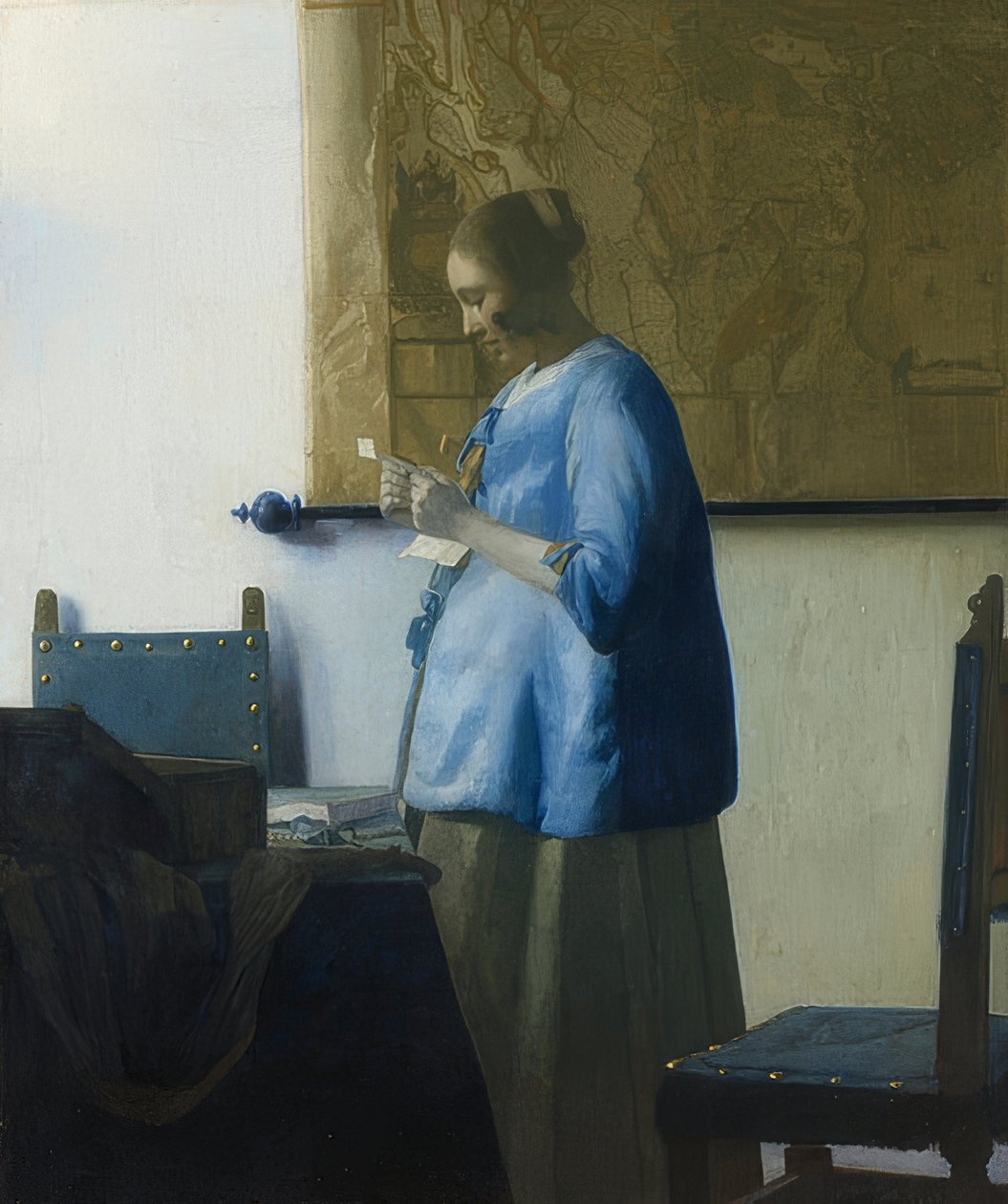 The Letter Reader by Jan Vermeer van Delft