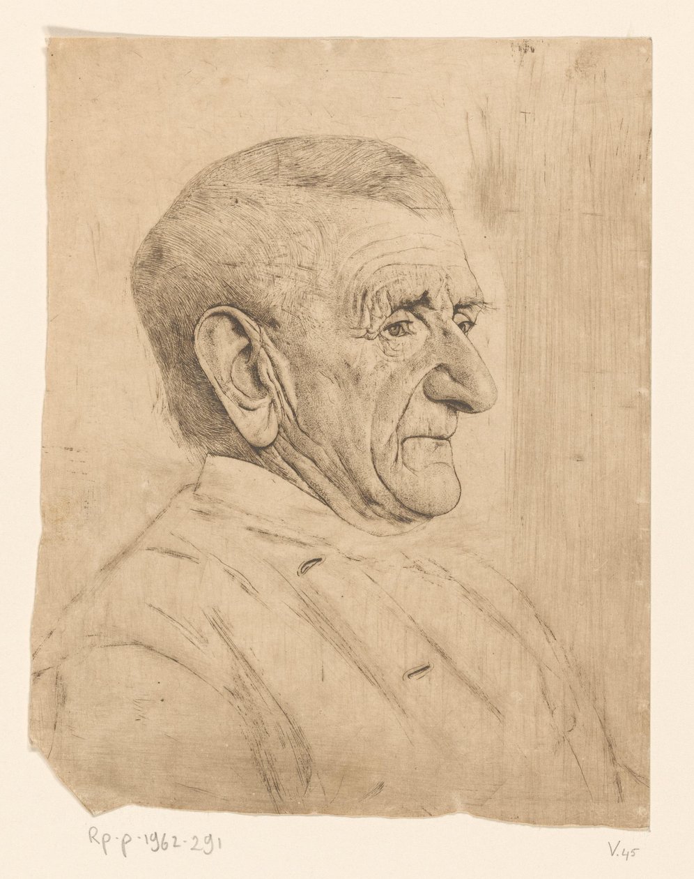 Portrait of Jan Schaap by Jan Veth