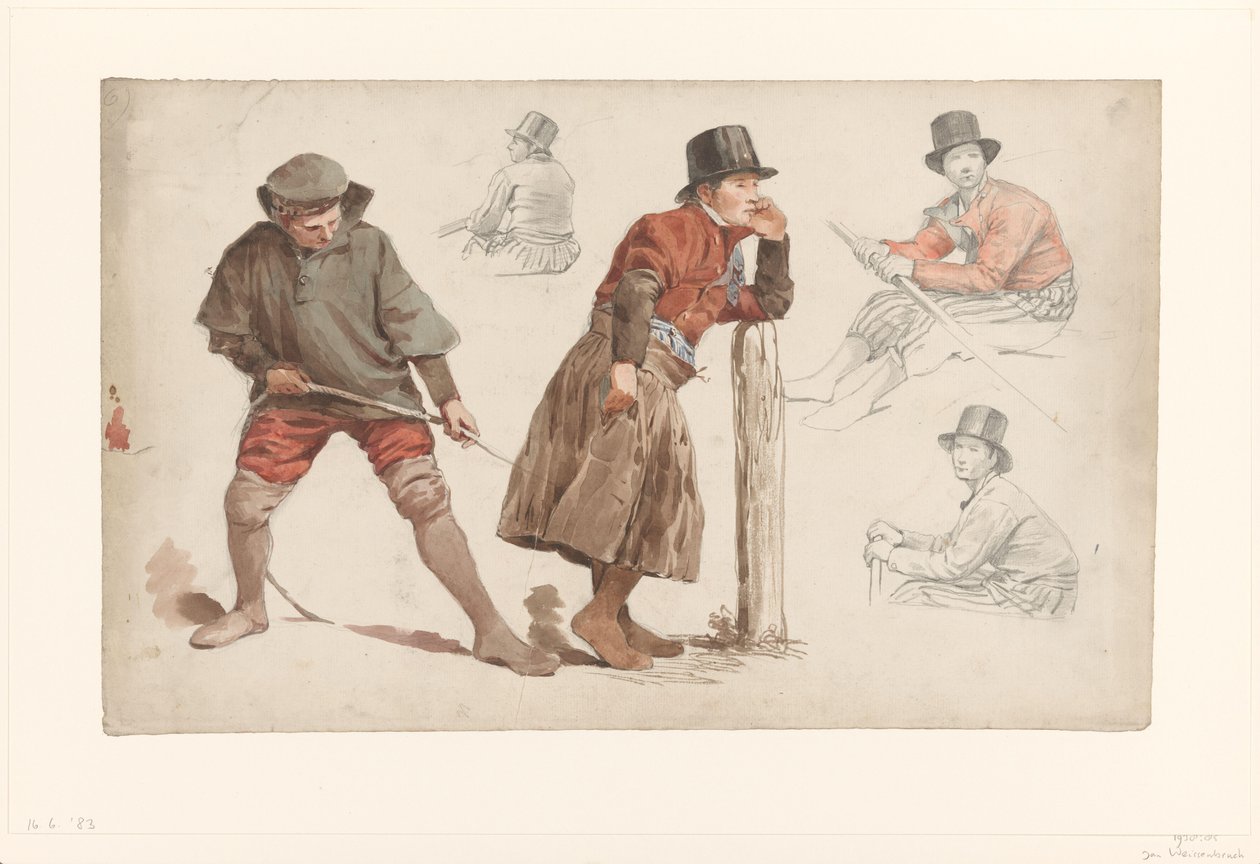 Figure Studies by Jan Weissenbruch