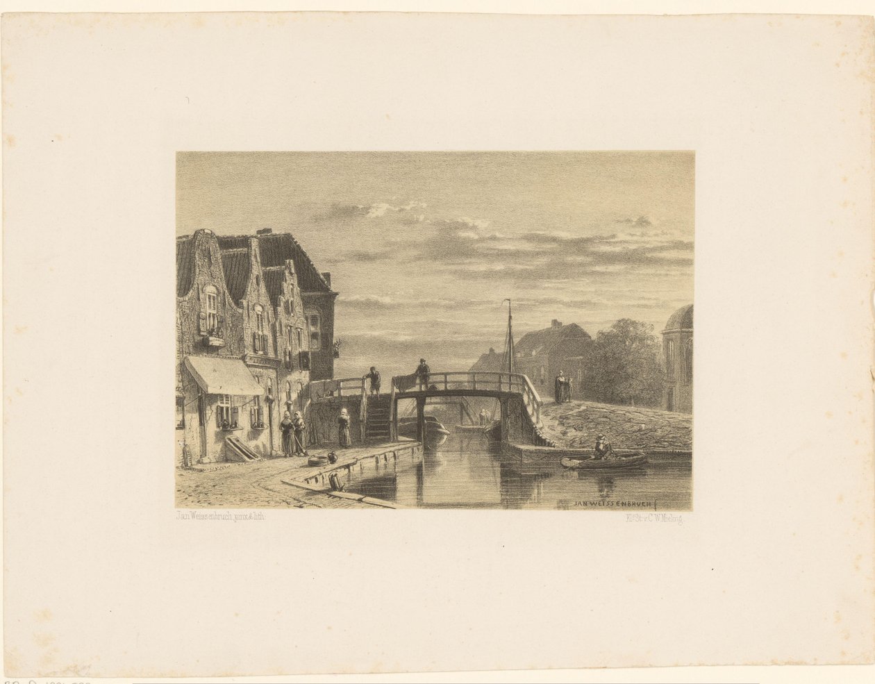 Cityscape with Canal by Jan Weissenbruch