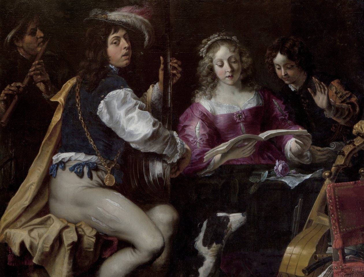 The Concert by Jan attr. to Cossiers