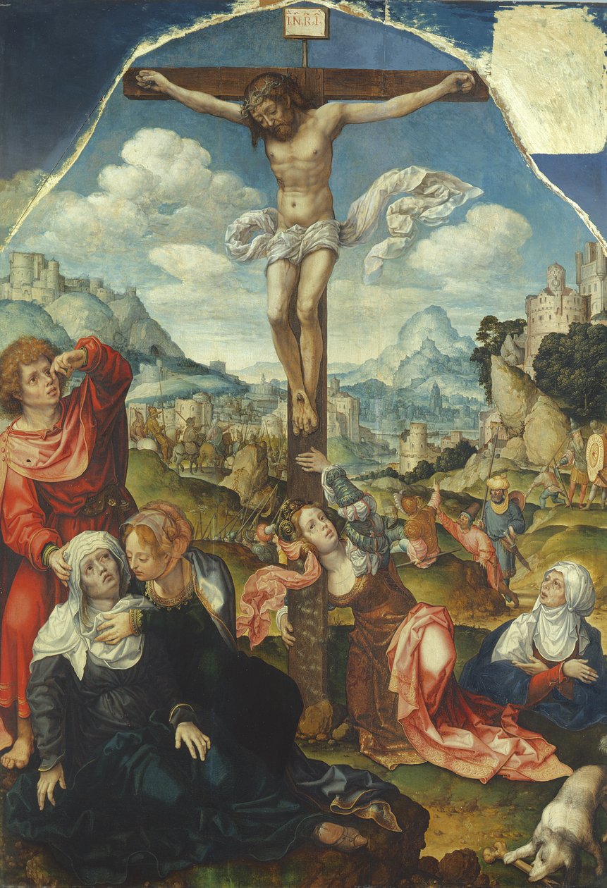 The Crucifixion by Jan Gossaert