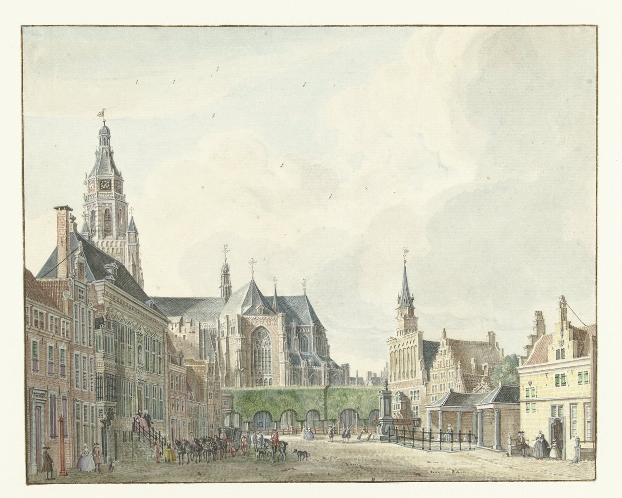 Market in Arnhem by Jan de Beijer