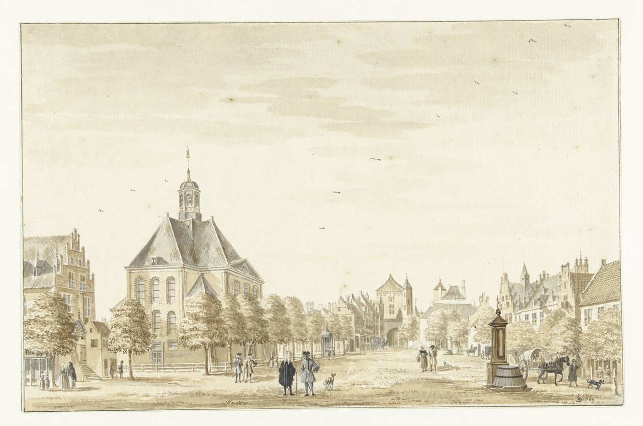 Market in Emmerich by Jan de Beijer