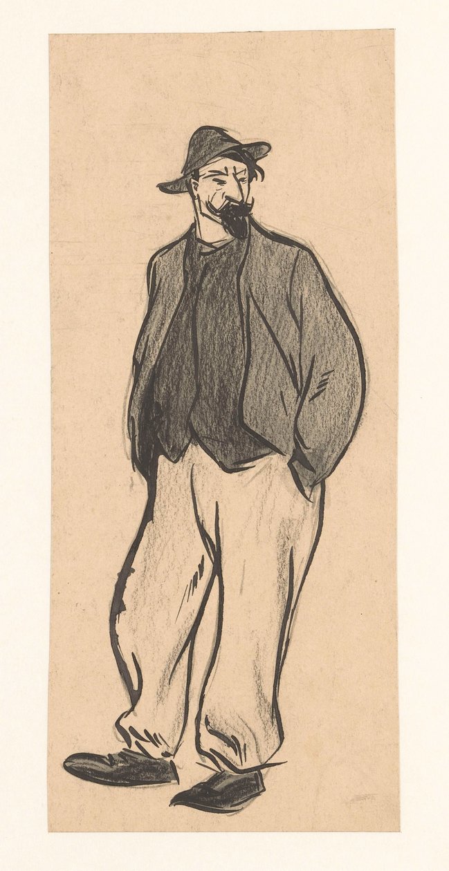 Male Figure by Jan de Waardt