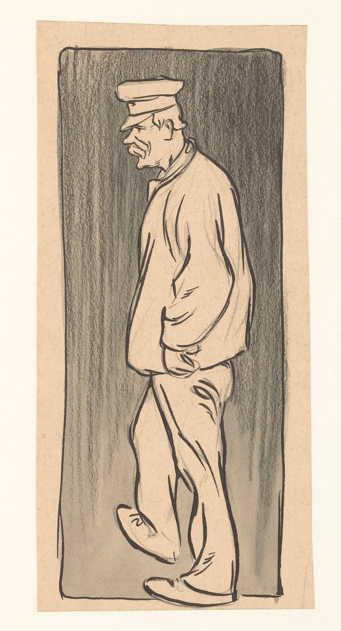 Male Figure by Jan de Waardt