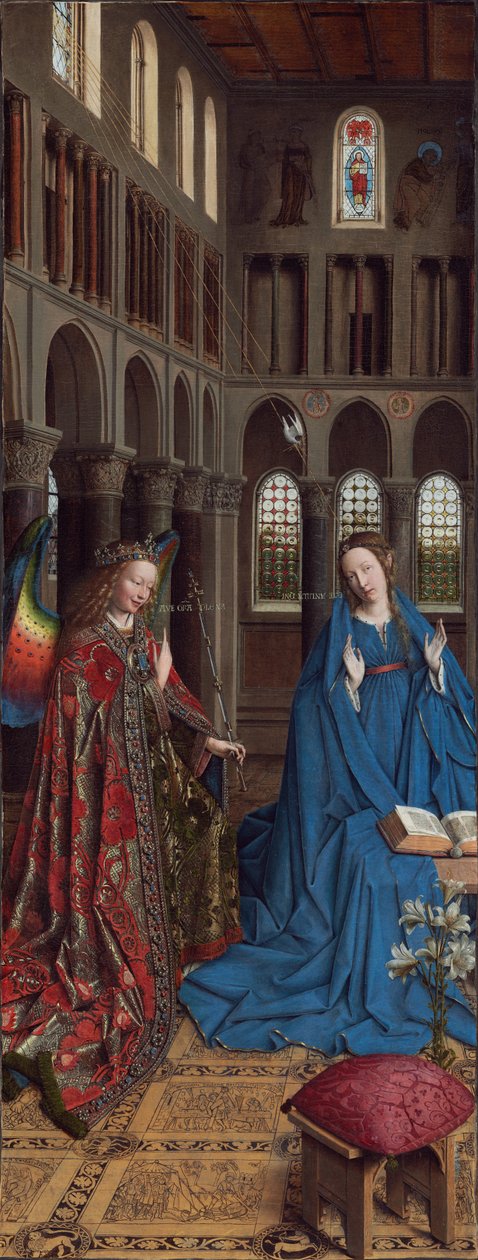 The Annunciation by Jan van Eyck