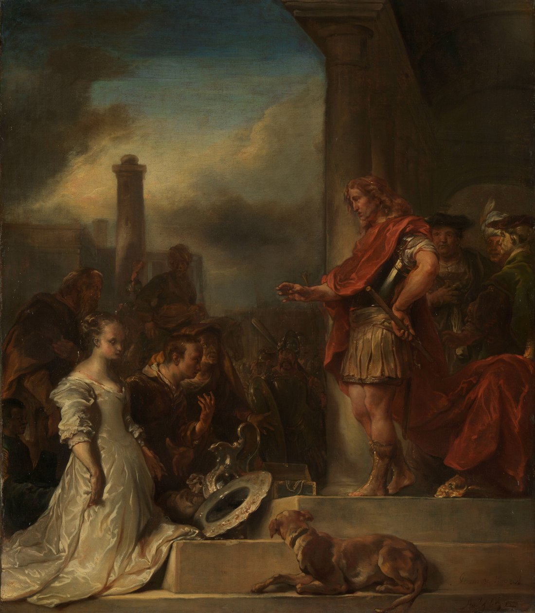 The Continence of Scipio by Jan van  Noordt