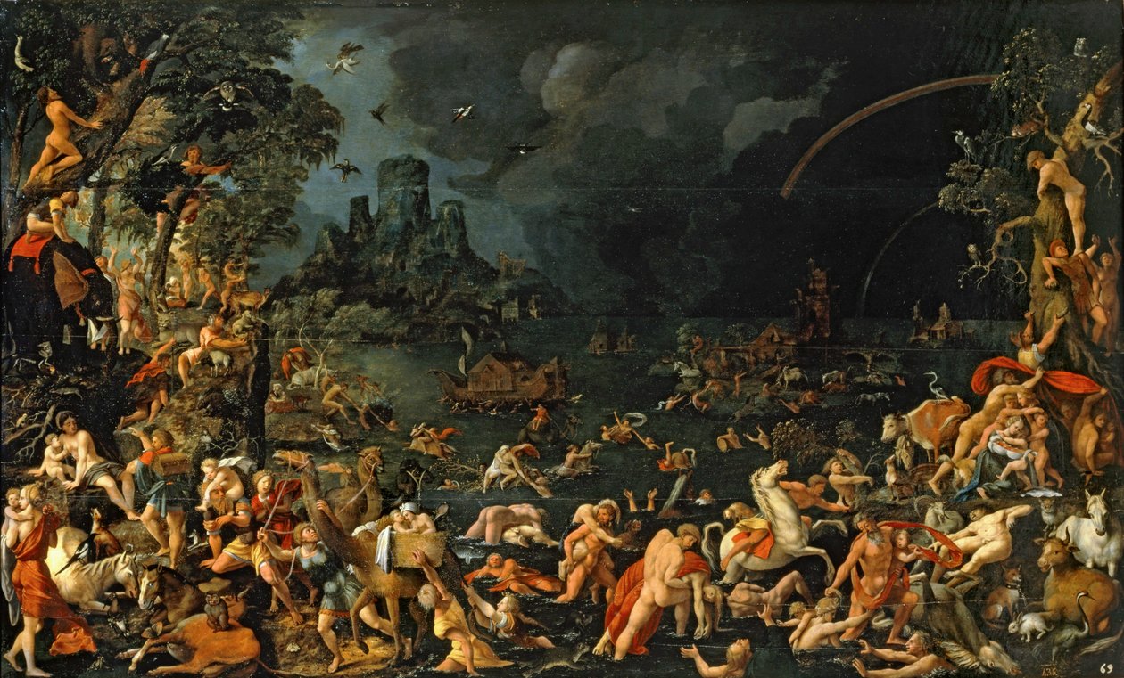The Flood by Jan van Scorel