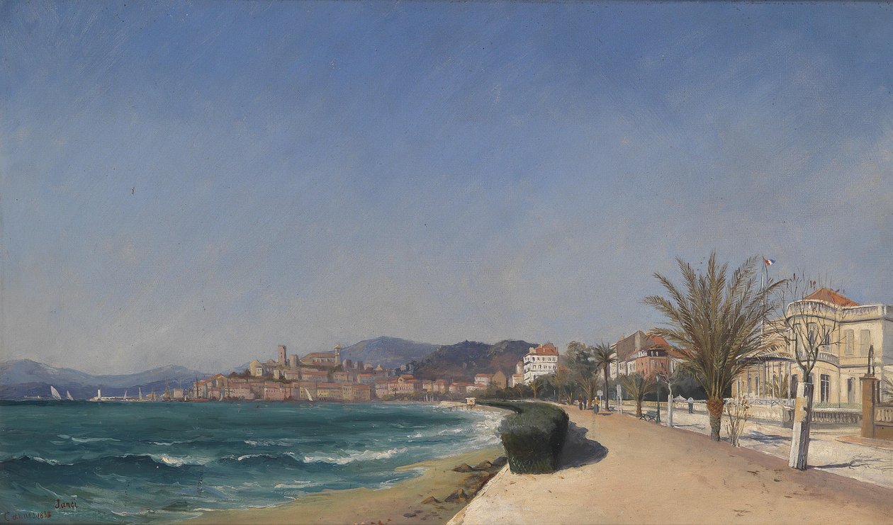 View of the Promenade in Cannes by Janci